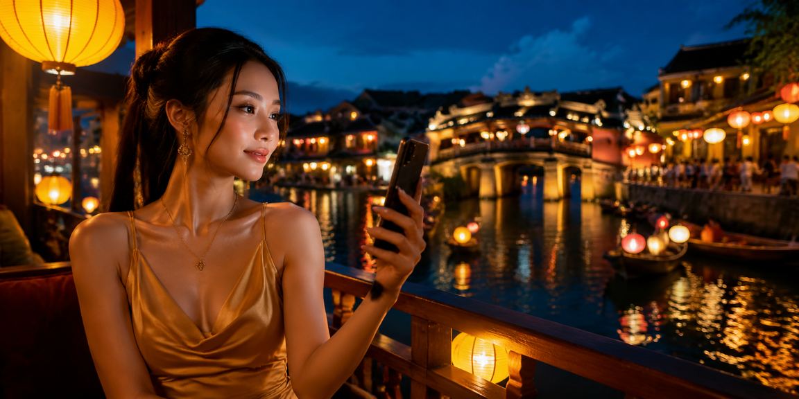 Trải nghiệm casino trực tuyến trên điện thoại tại Hội An về đêm